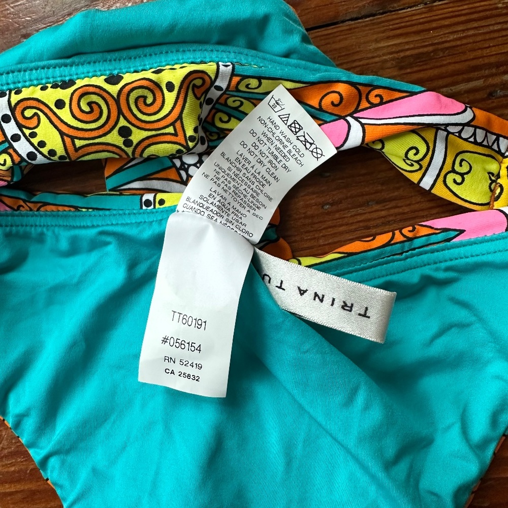 NWT Trina Turk gold hardware cheeky bikini bottom 4 - Picture 5 of 6
